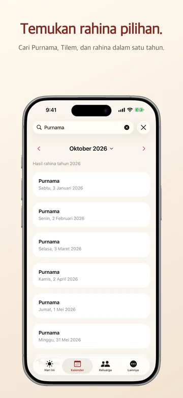Screenshot App Store: Temukan rahina pilihan